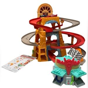 Disney Pixar Cars Radiator Springs Mountain Race Lightning McQueen Jackson Storm